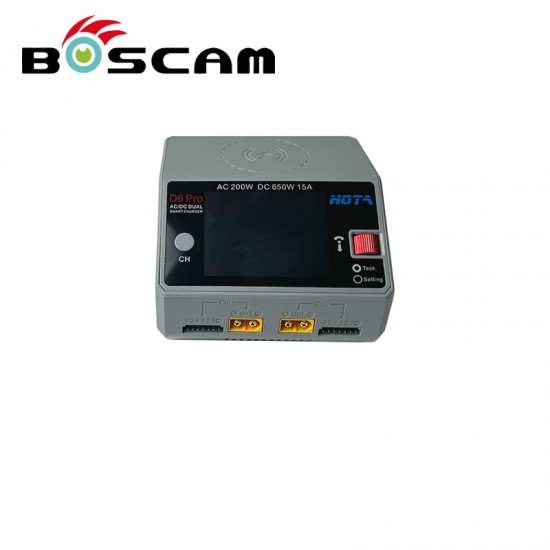 BOSCAM HOTA D6 Pro AC 200W DC 650W FPV Drone Traversing Machine Lithium Battery Balanced Charger